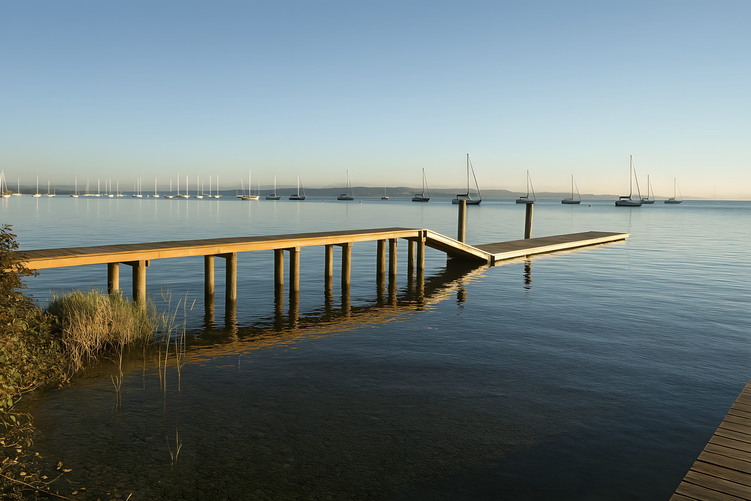 Steg am Ammersee bei Dießen